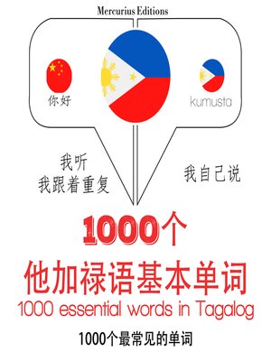 cover image of 他加禄语1000个基本词汇